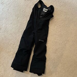Spyder Black Snow Bib Pants